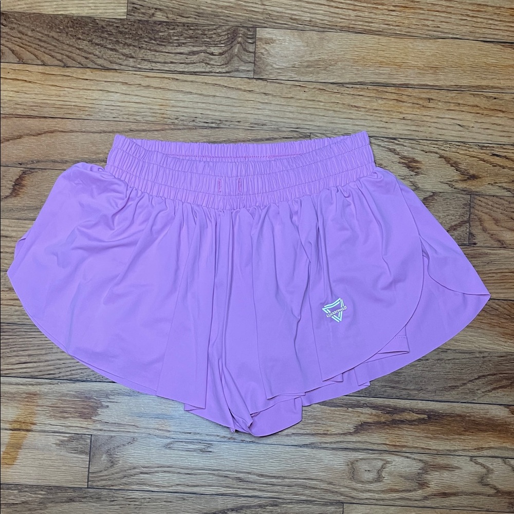 Women's Pink-Purple Running Shorts